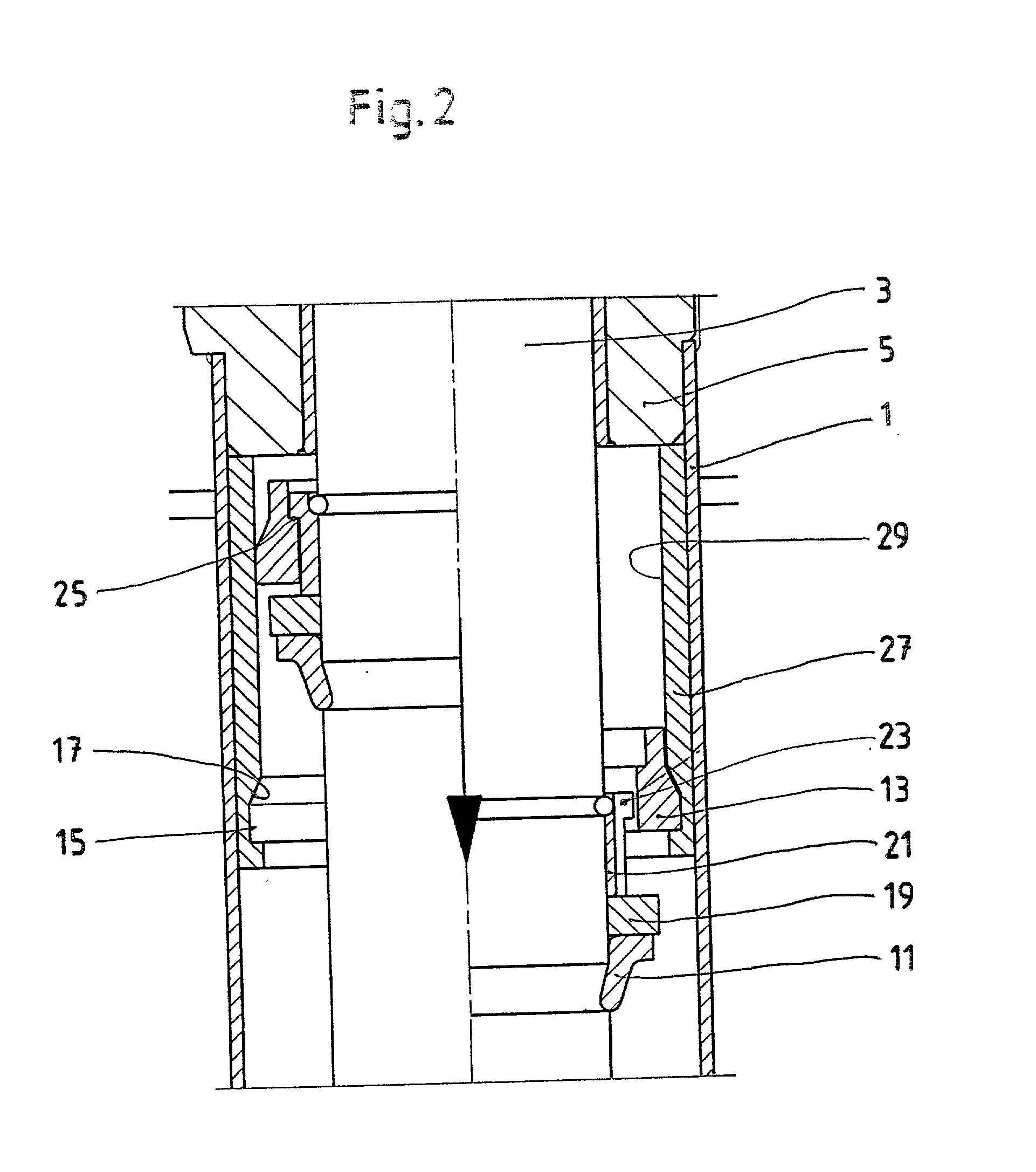 Hydraulic tension stop for vibration dampers