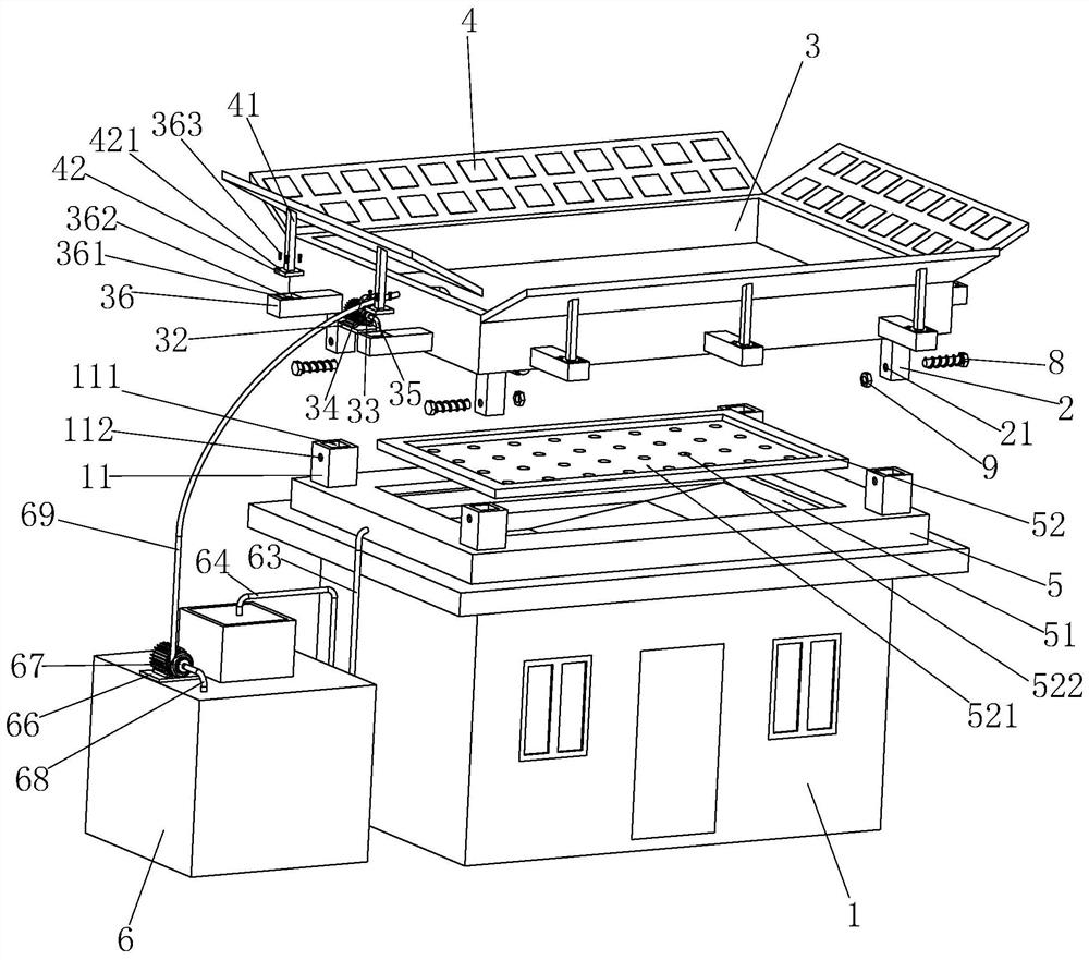 Green energy-saving fabricated building and construction method