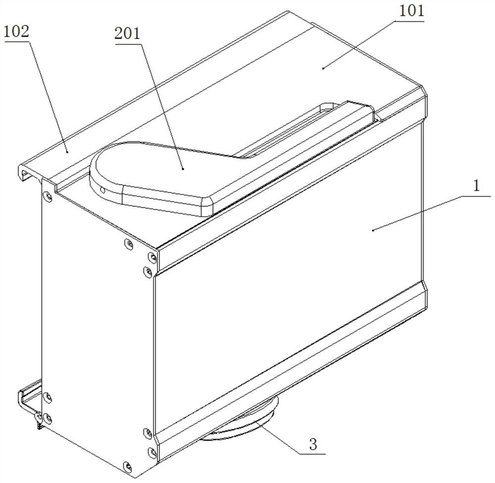 Air-type bus duct matching jack box