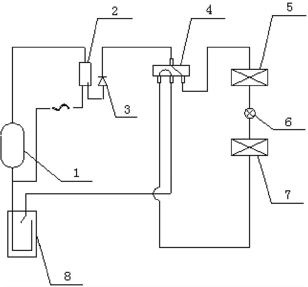 Refrigerating system and operation method for preventing wet compression of compressor of refrigerating system