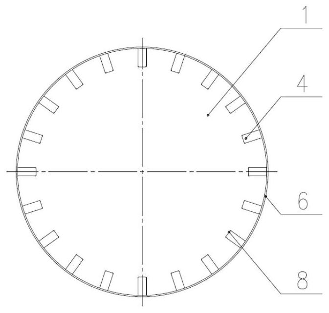 Solid rotor structure of asynchronous motor