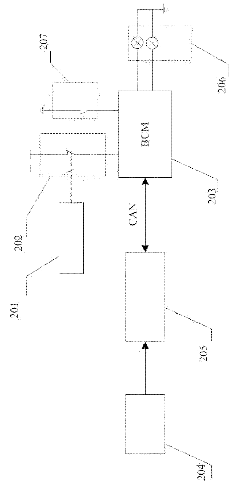 Emergency braking warning system and emergency braking warning method