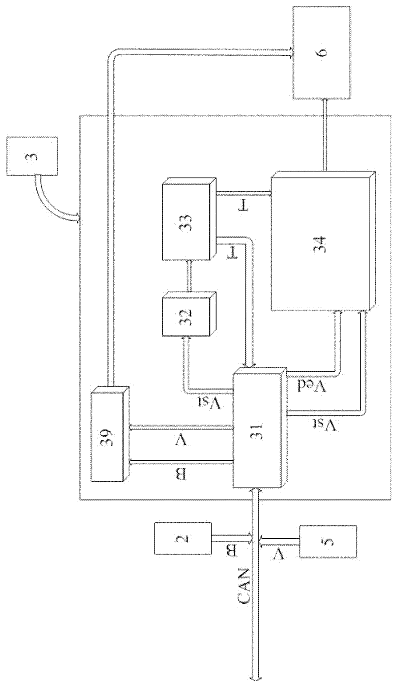 Emergency braking warning system and emergency braking warning method