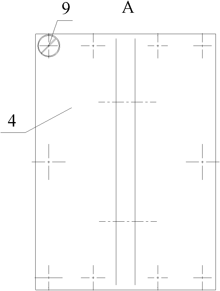 Steel circle spring brake block device