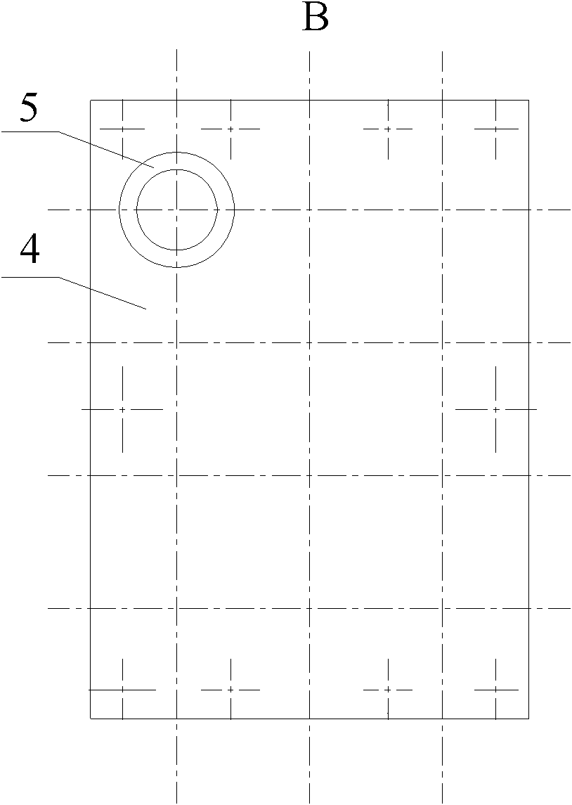 Steel circle spring brake block device