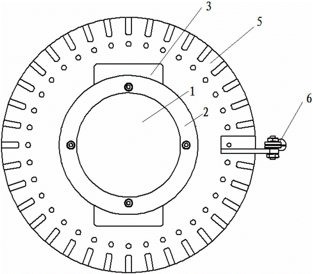 Frictional resistance calibrating device aiming at liquid crystal coating