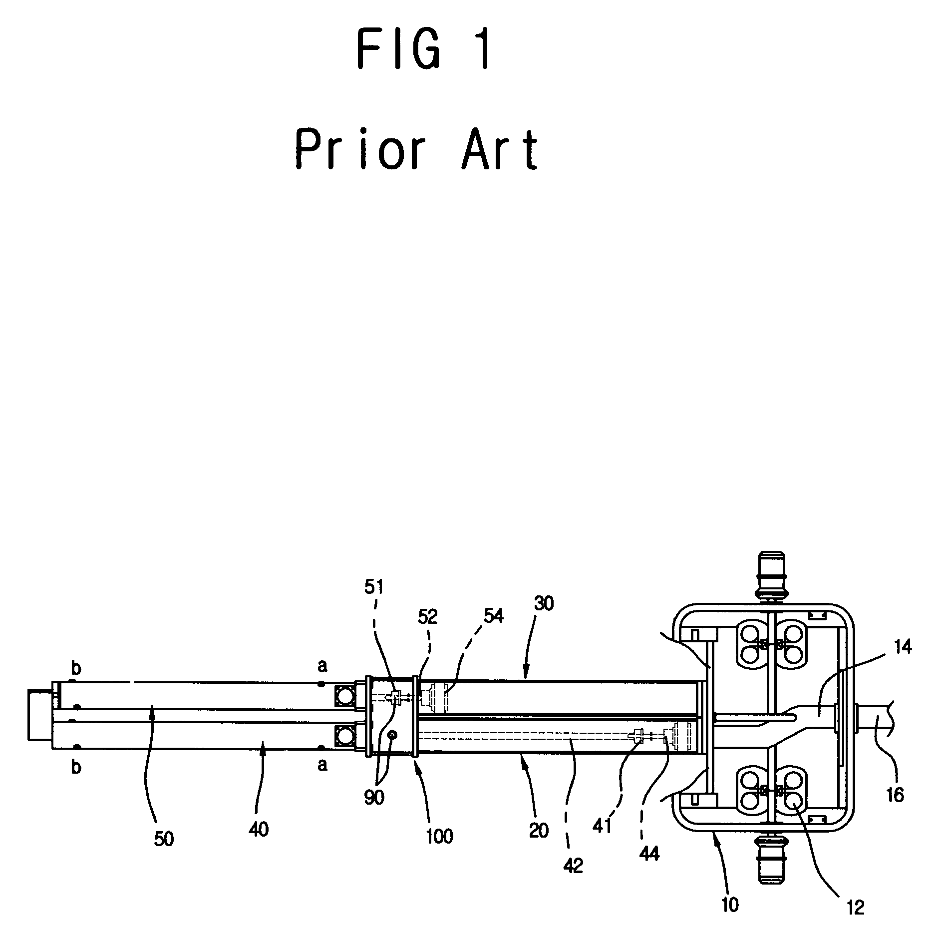 Concrete-mortar transfer system of concrete pump car