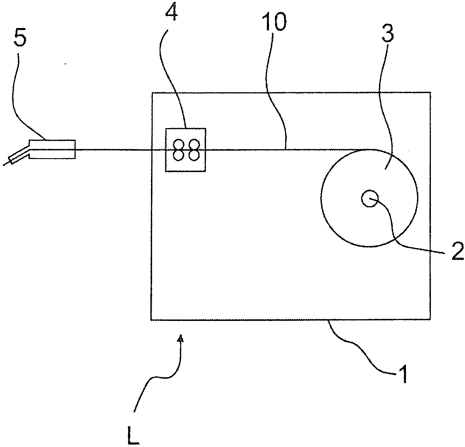 Arrangement in wire feeding device of welding machine and method for moving welding wire