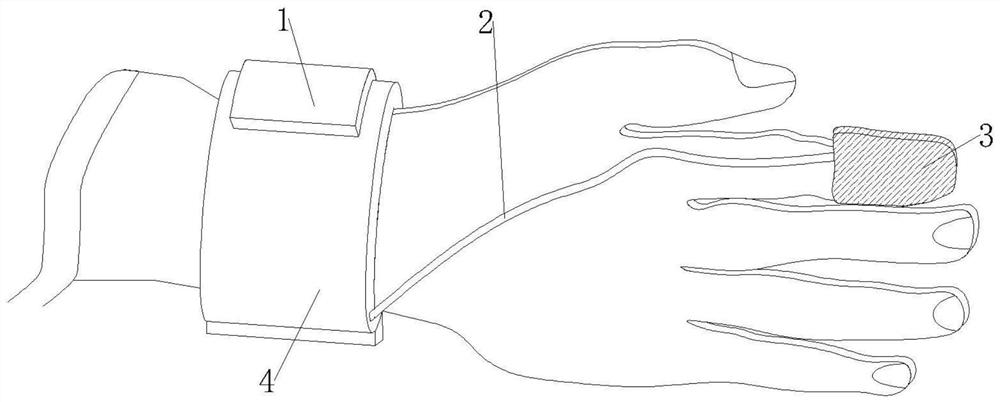 Wearable six-minute walking test device