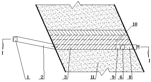 Strip mining method of metal ore body horizontal pillar