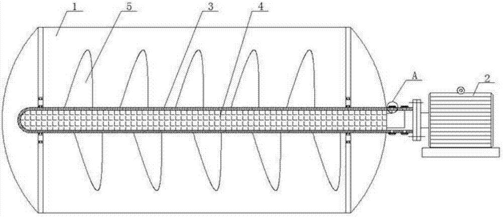 High-efficiency asphalt tank