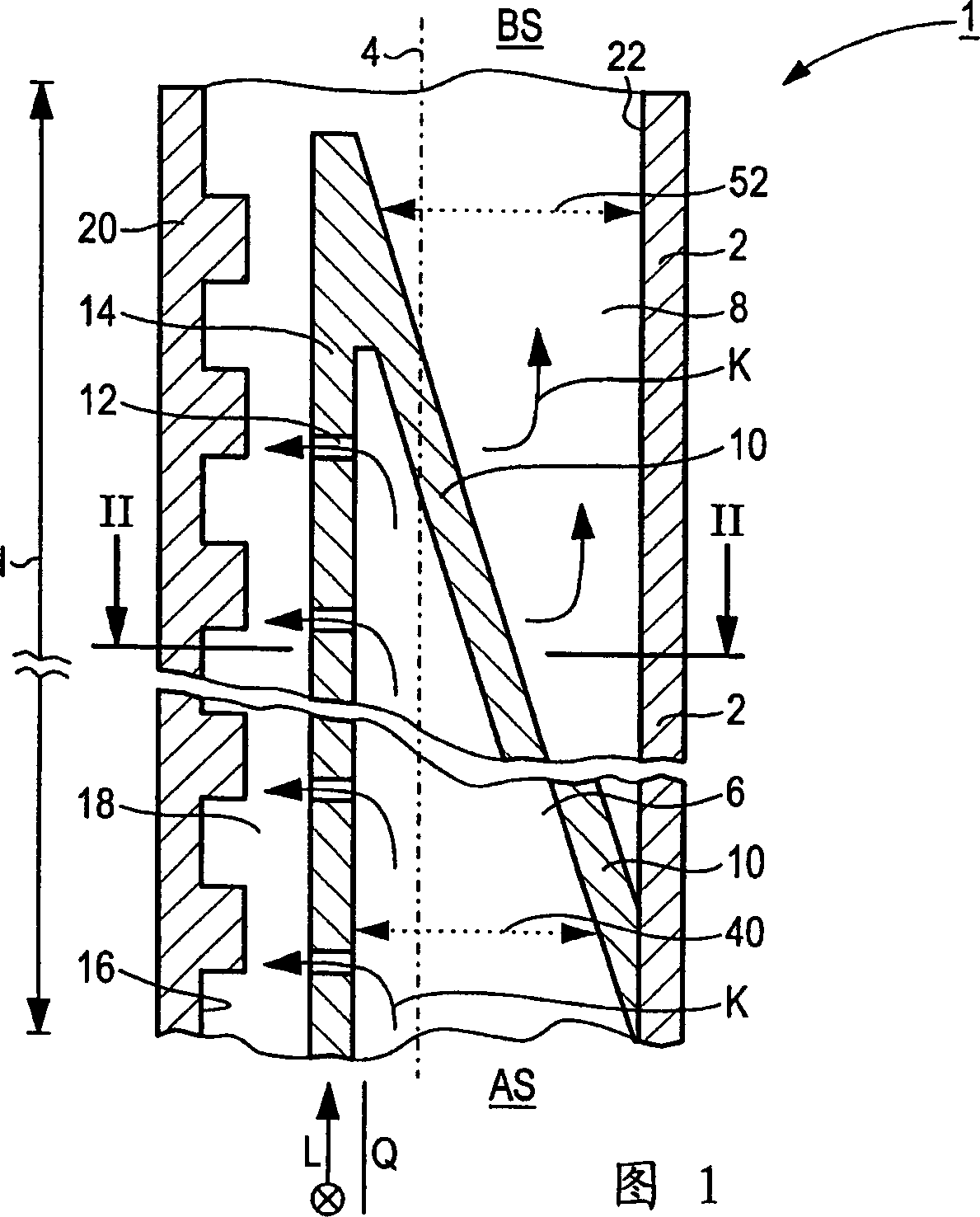 Gas turbine blade/guiding blade