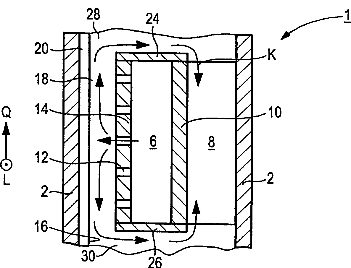 Gas turbine blade/guiding blade