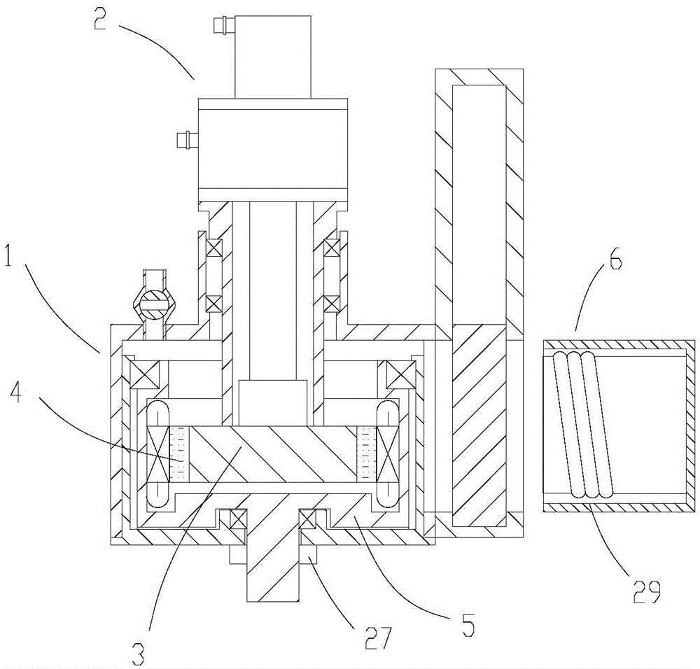 A superconducting motor using field-cooled superconducting permanent magnets