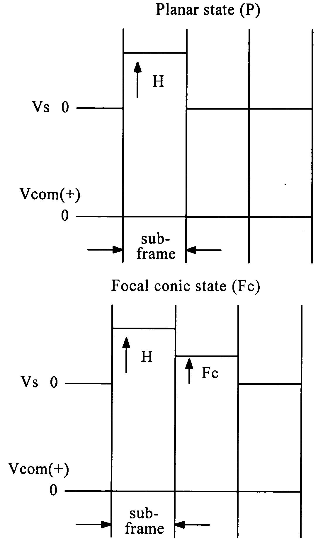 Bi-stable chiral nematic liquid crystal display and driving method for the same