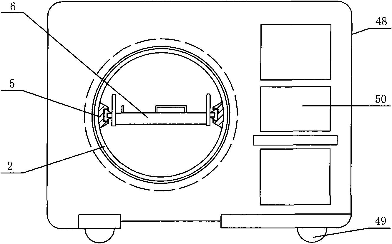 Stereoscopic rotary hospital bed