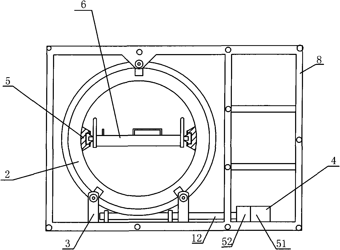 Stereoscopic rotary hospital bed