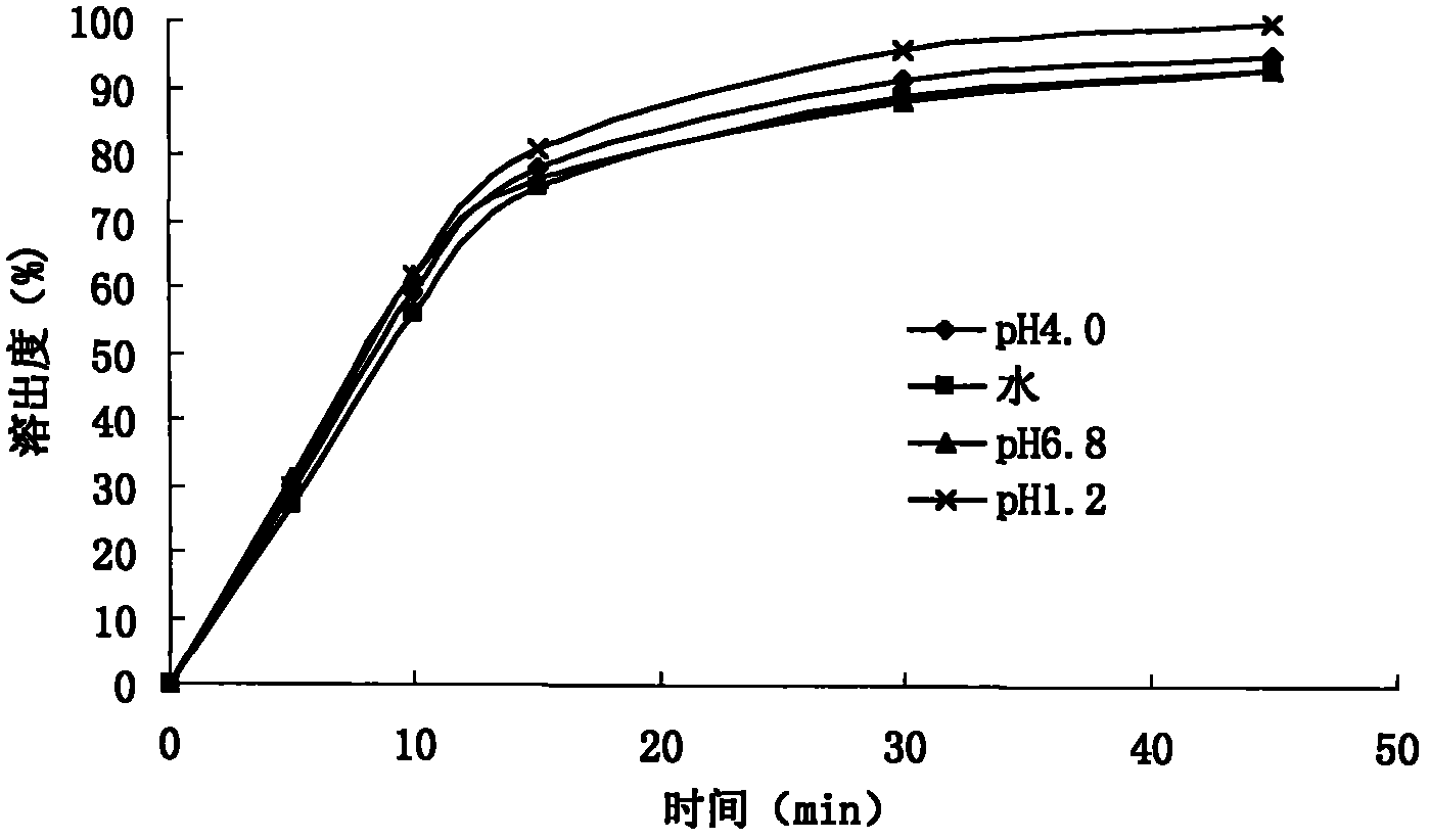 Potassium aspartate pharmaceutical composition and preparation method thereof