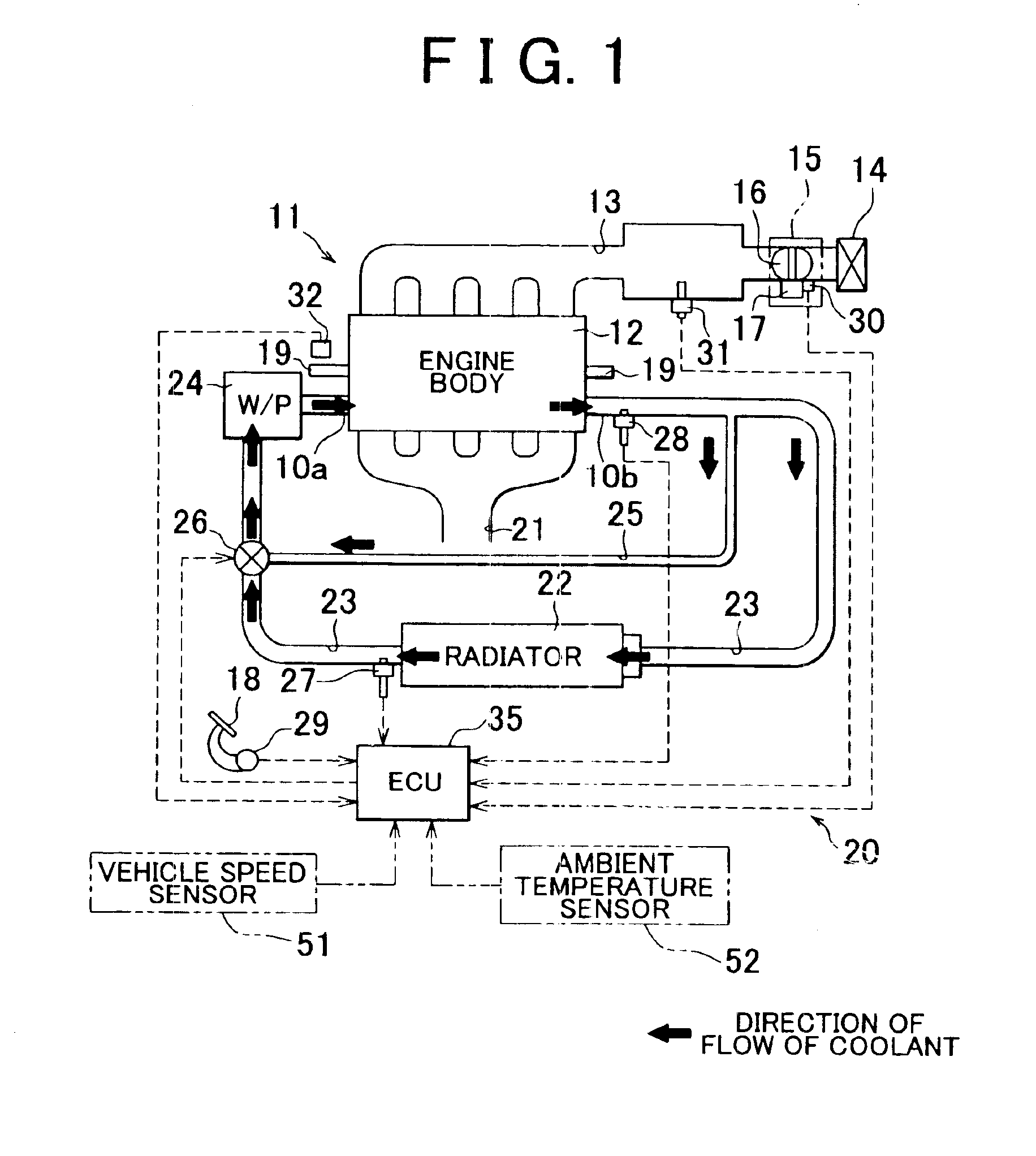 Cooling system for internal combustion engine