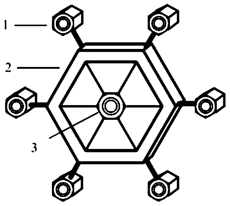 Composite spacer ring-nutation damper for controlling overall galloping of wire