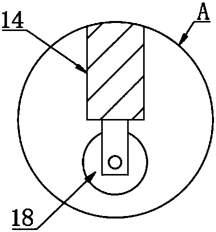 Liftable garden weeding device