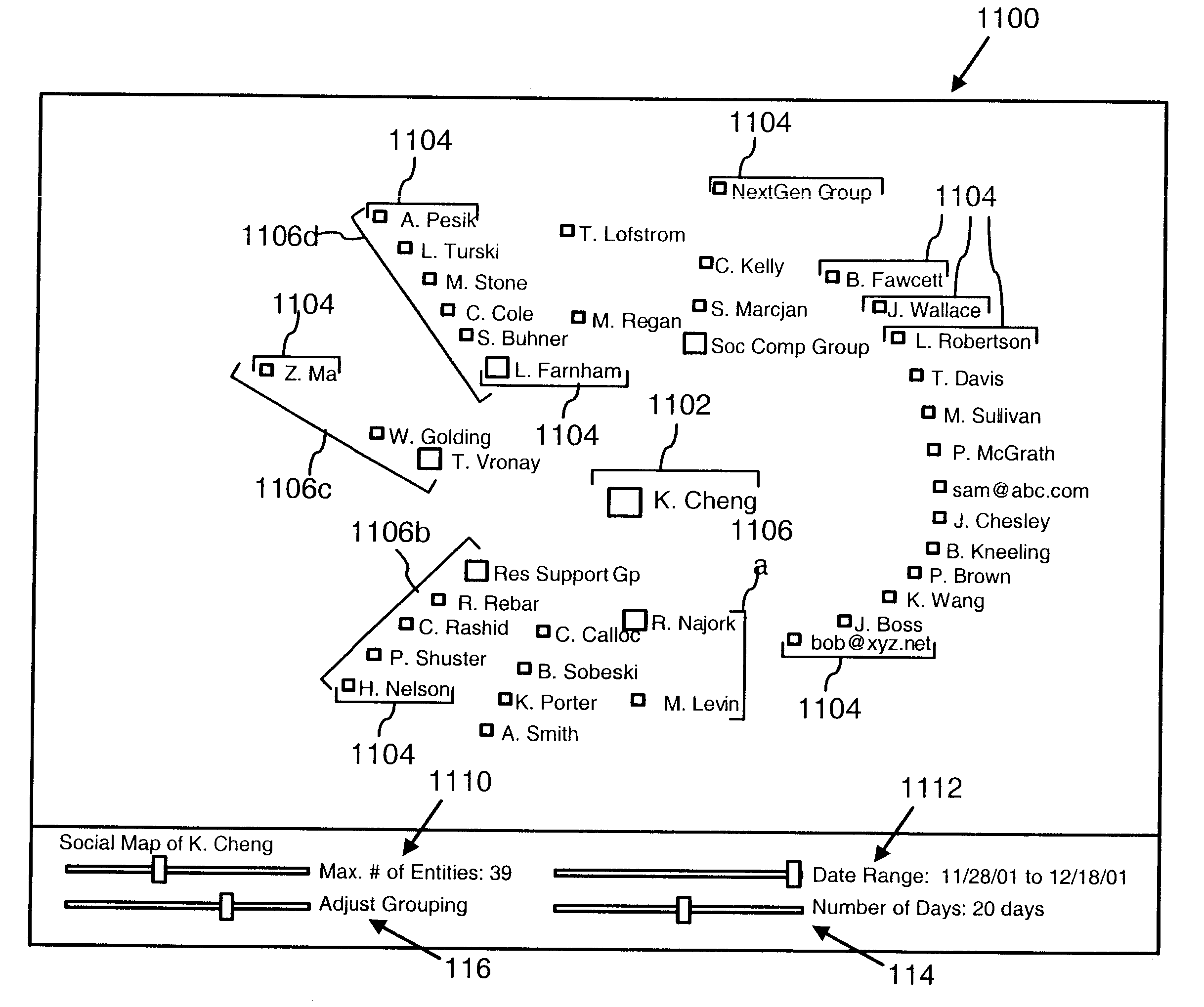 Computer system architecture for automatic context associations