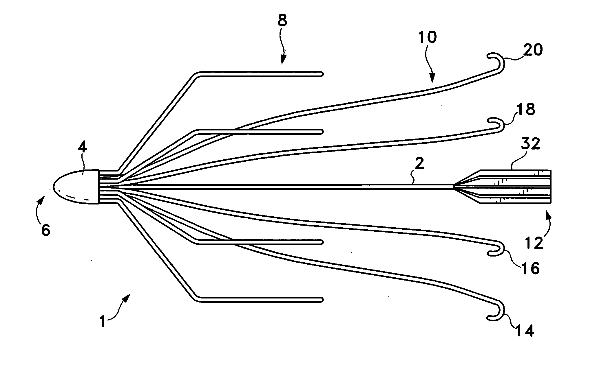 Non-entangling vena cava filter