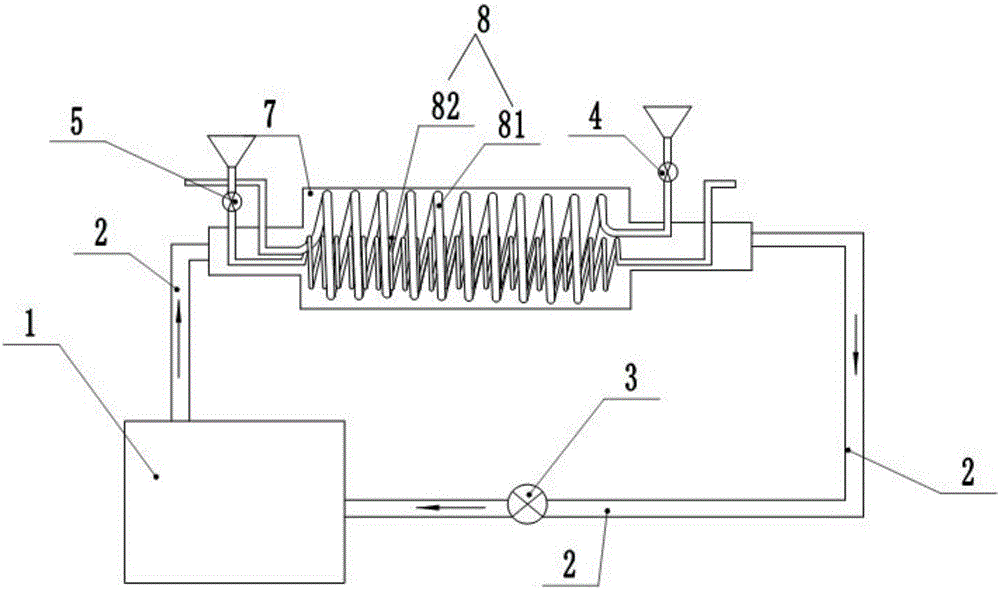 Double-air-pump cooling device for automobile engine water tank