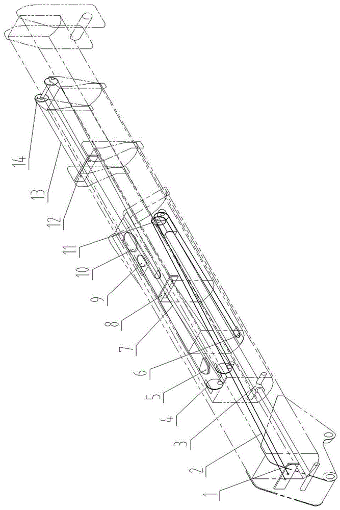 A telescopic multifunctional intelligent operating arm