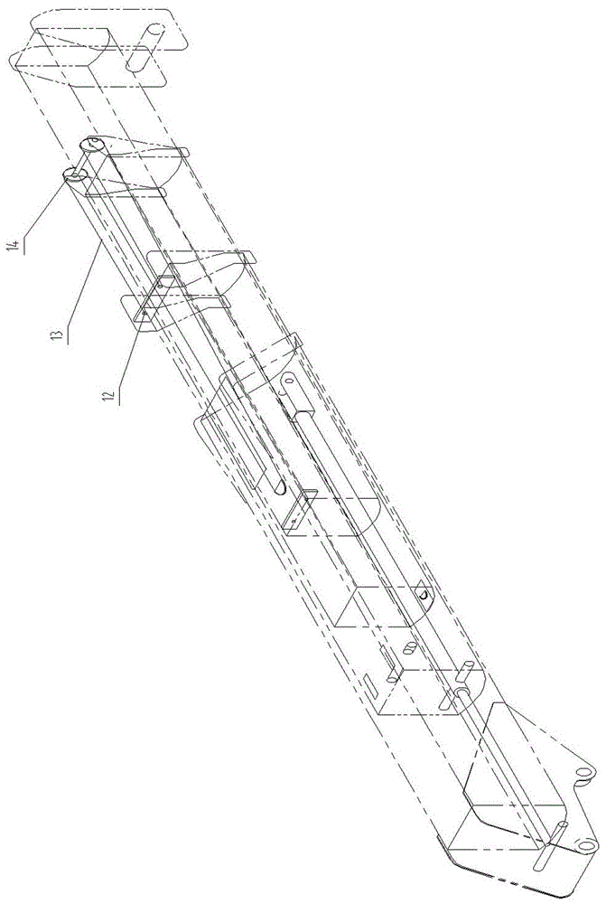 A telescopic multifunctional intelligent operating arm