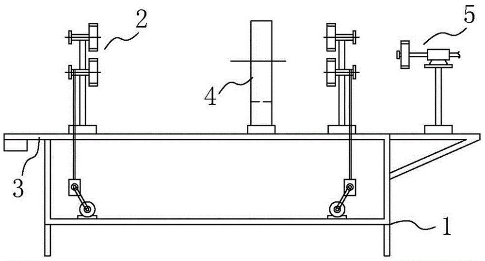 Titanium alloy pipe grinding device