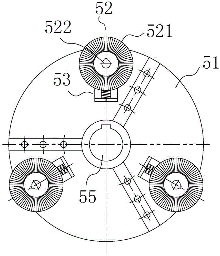 Titanium alloy pipe grinding device