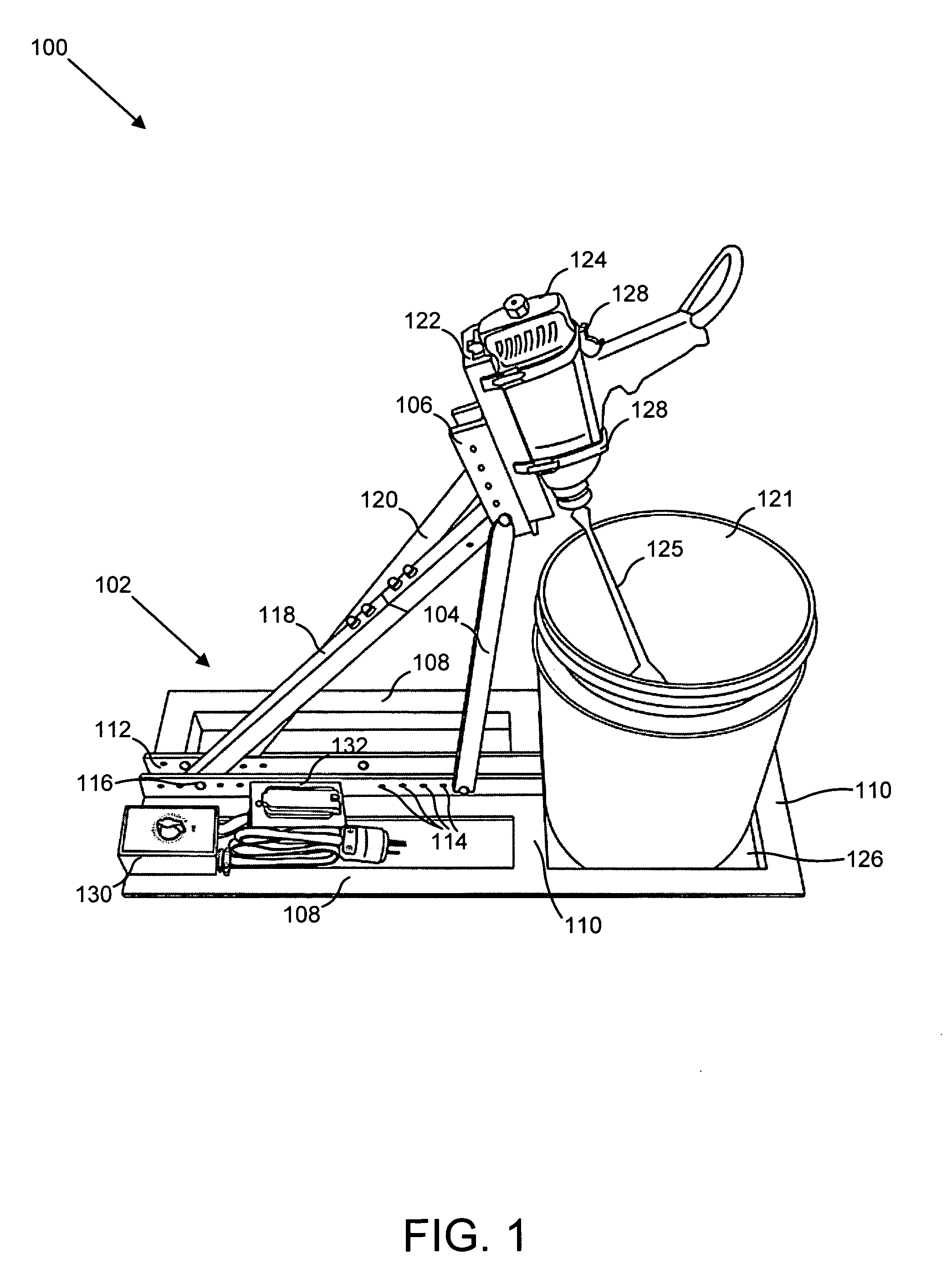 Apparatus and method for mixing materials