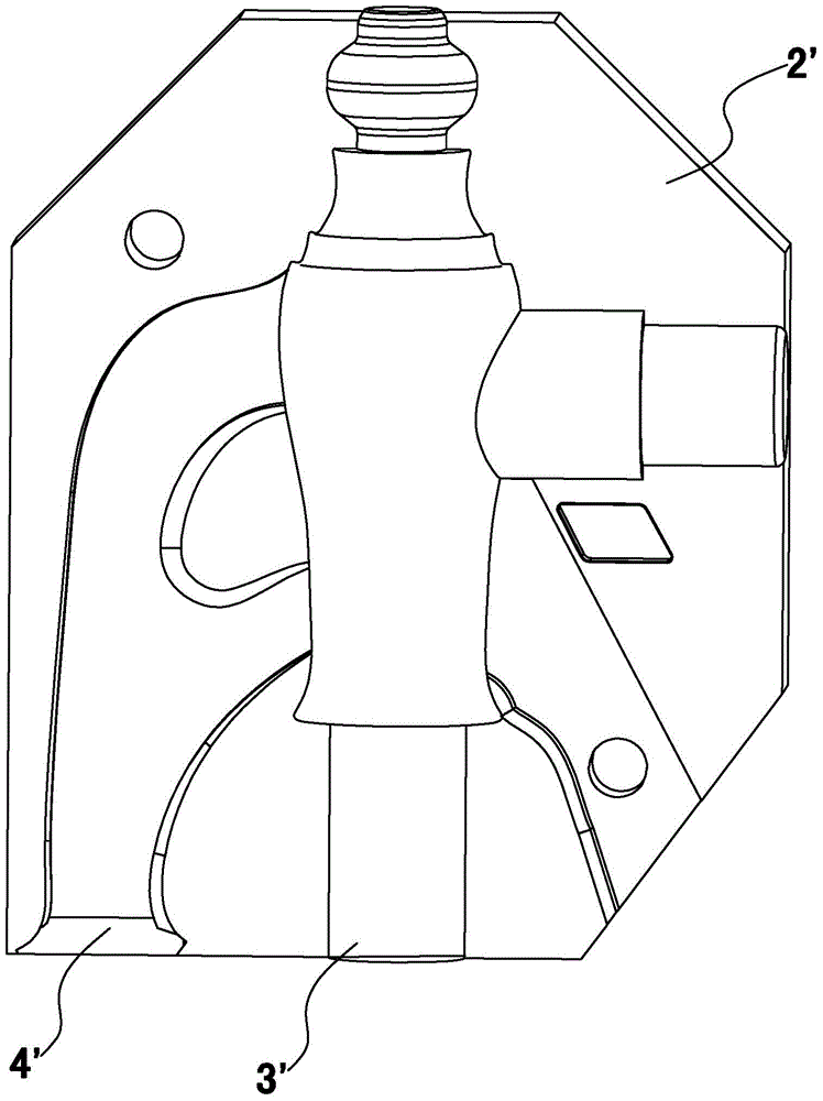 Gravity casting process of lead-free brass tap