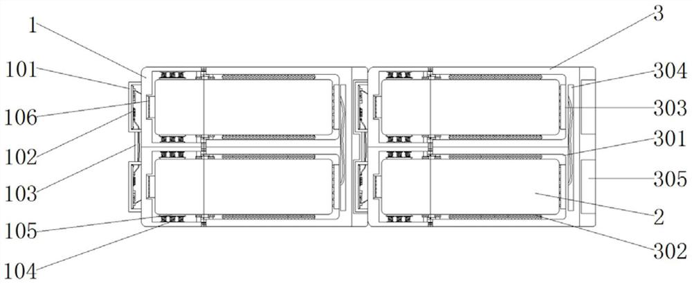 Lithium ion battery convenient for multi-group splicing