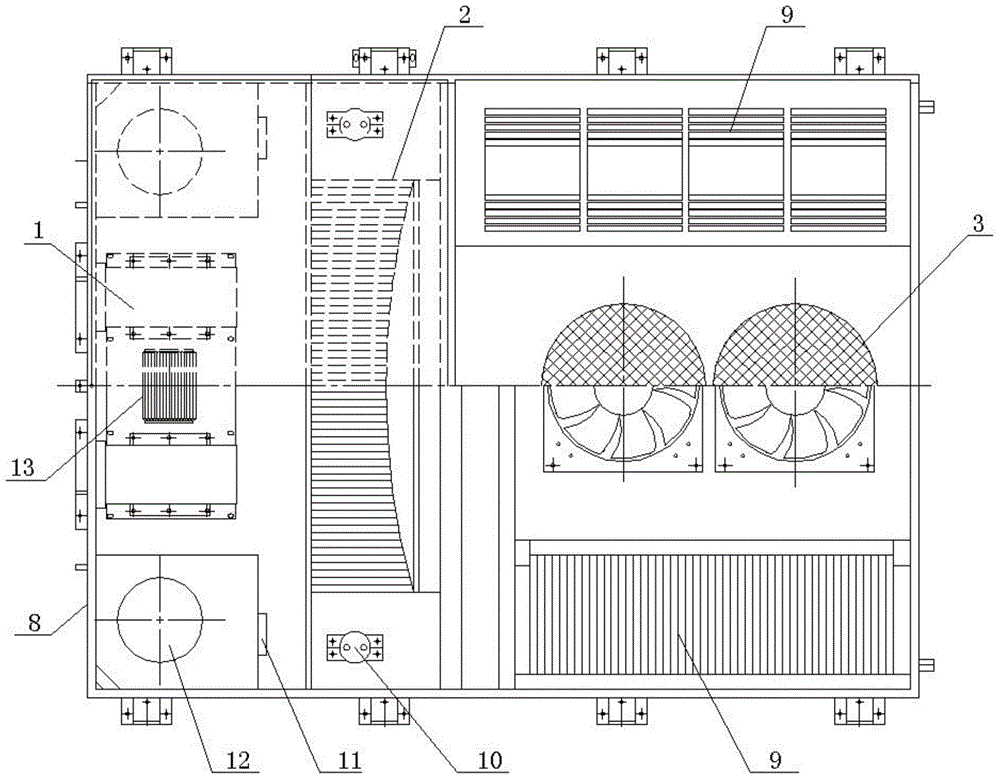 Air conditioning unit of passenger car