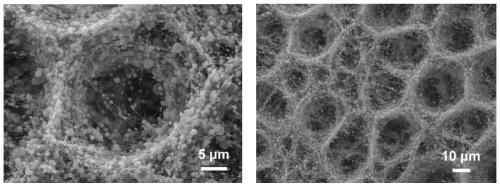 High-specific-surface-area honeycomb-like structure nano fiber material and preparing method thereof