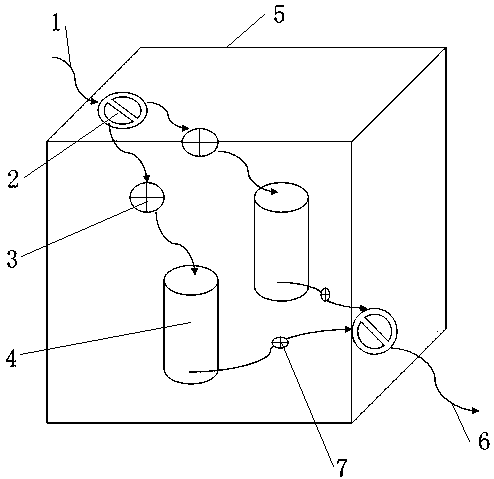 A tap water automatic quantitative sampling device and sampling method for detecting cryptosporidium and giardia