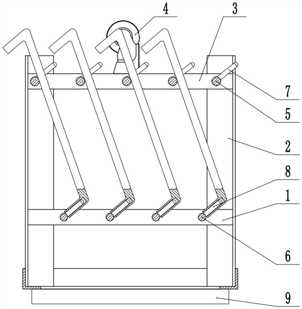 Bend pipe galvanized hanger