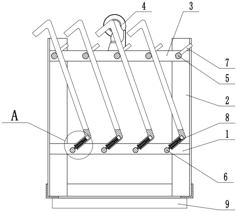 Bend pipe galvanized hanger