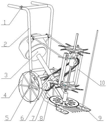 A miniature wheat windrower