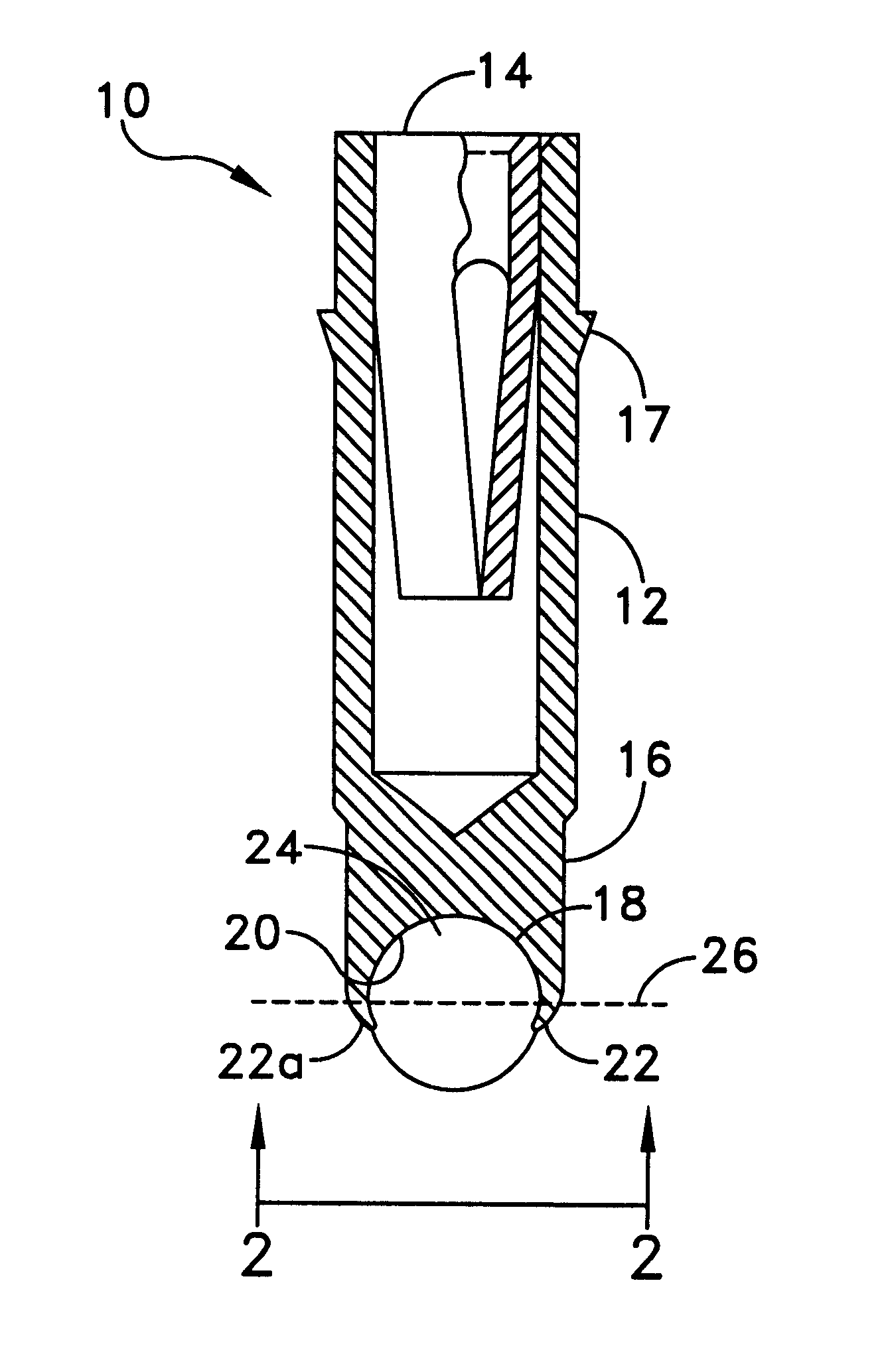 Solder ball terminal