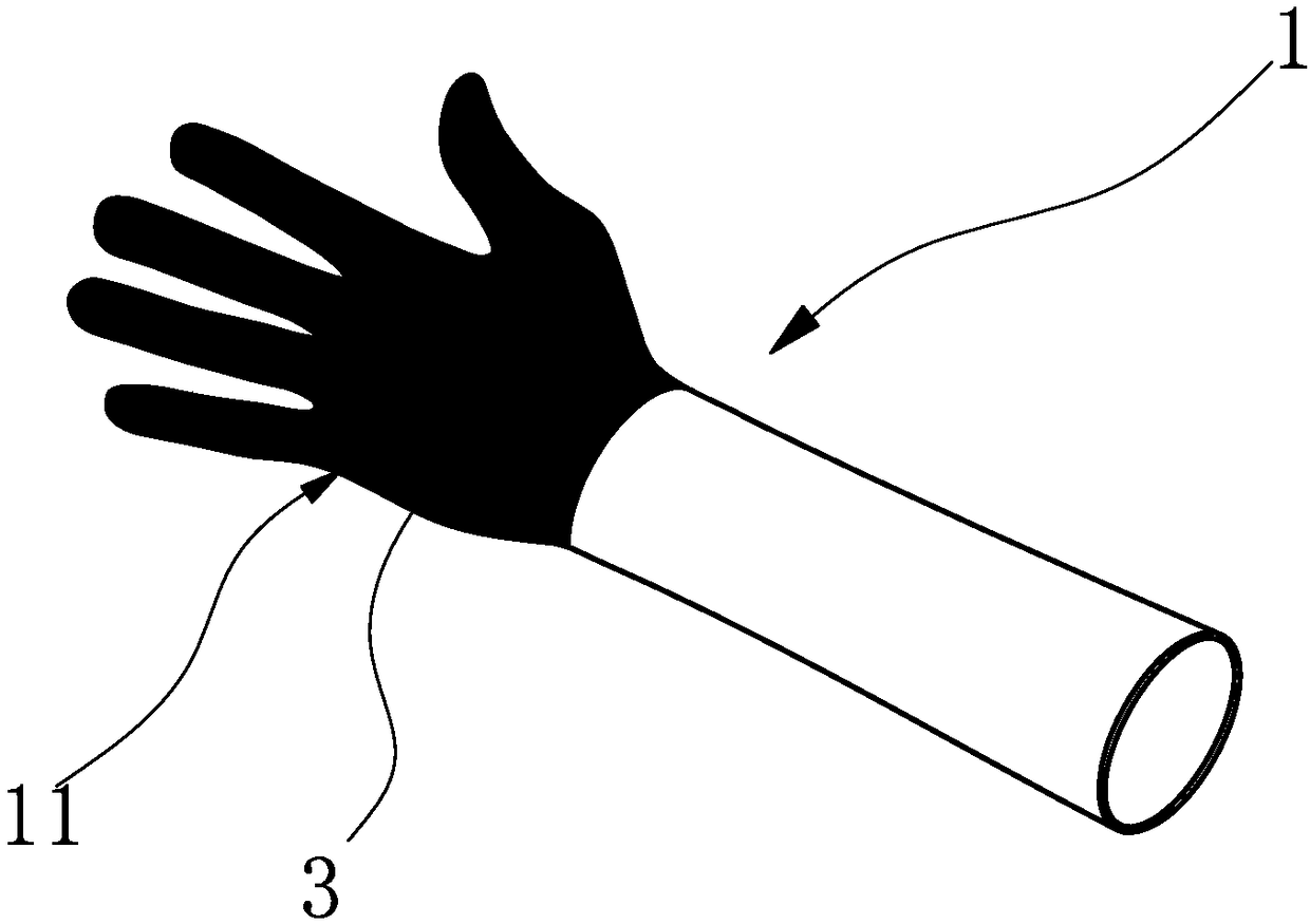 Foaming silica gel material and anti-slip heat isolation silica gel glove