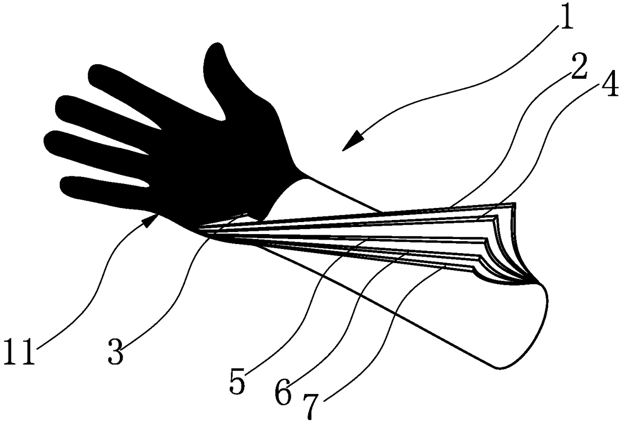 Foaming silica gel material and anti-slip heat isolation silica gel glove