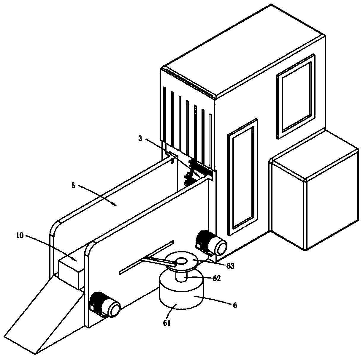 Cotton fibre opening process for manufacturing non-woven cloth