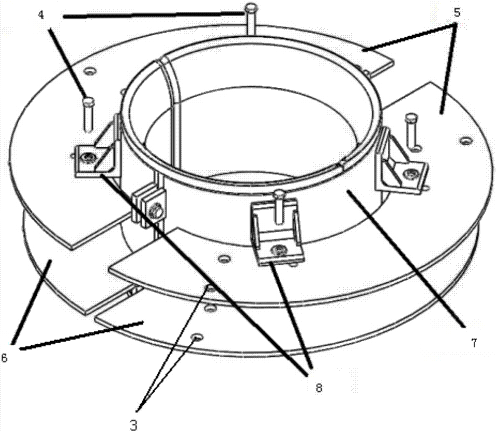 Adjustable wind turbine generator cable protection device