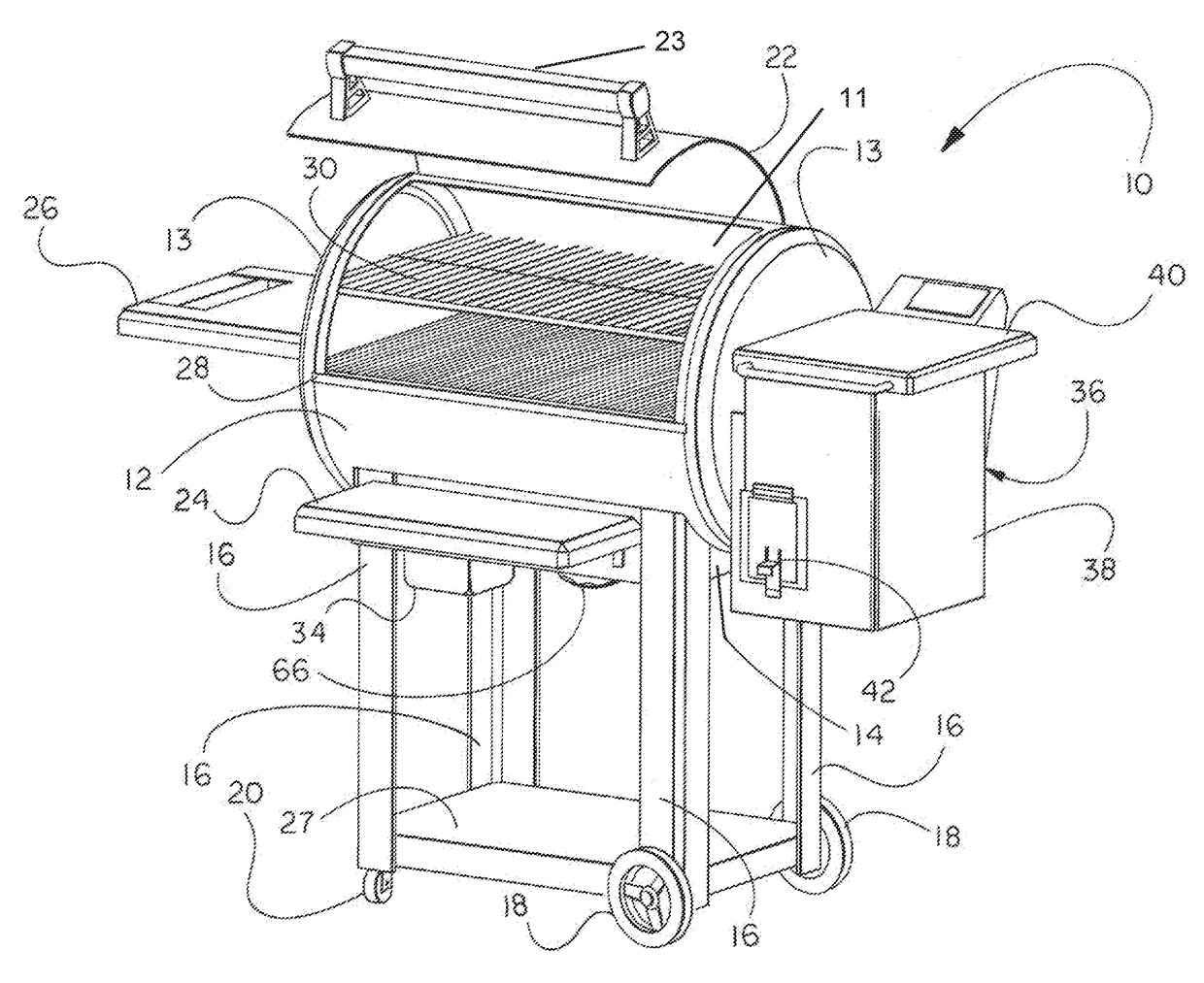 Smoker or Grill Ash Management System