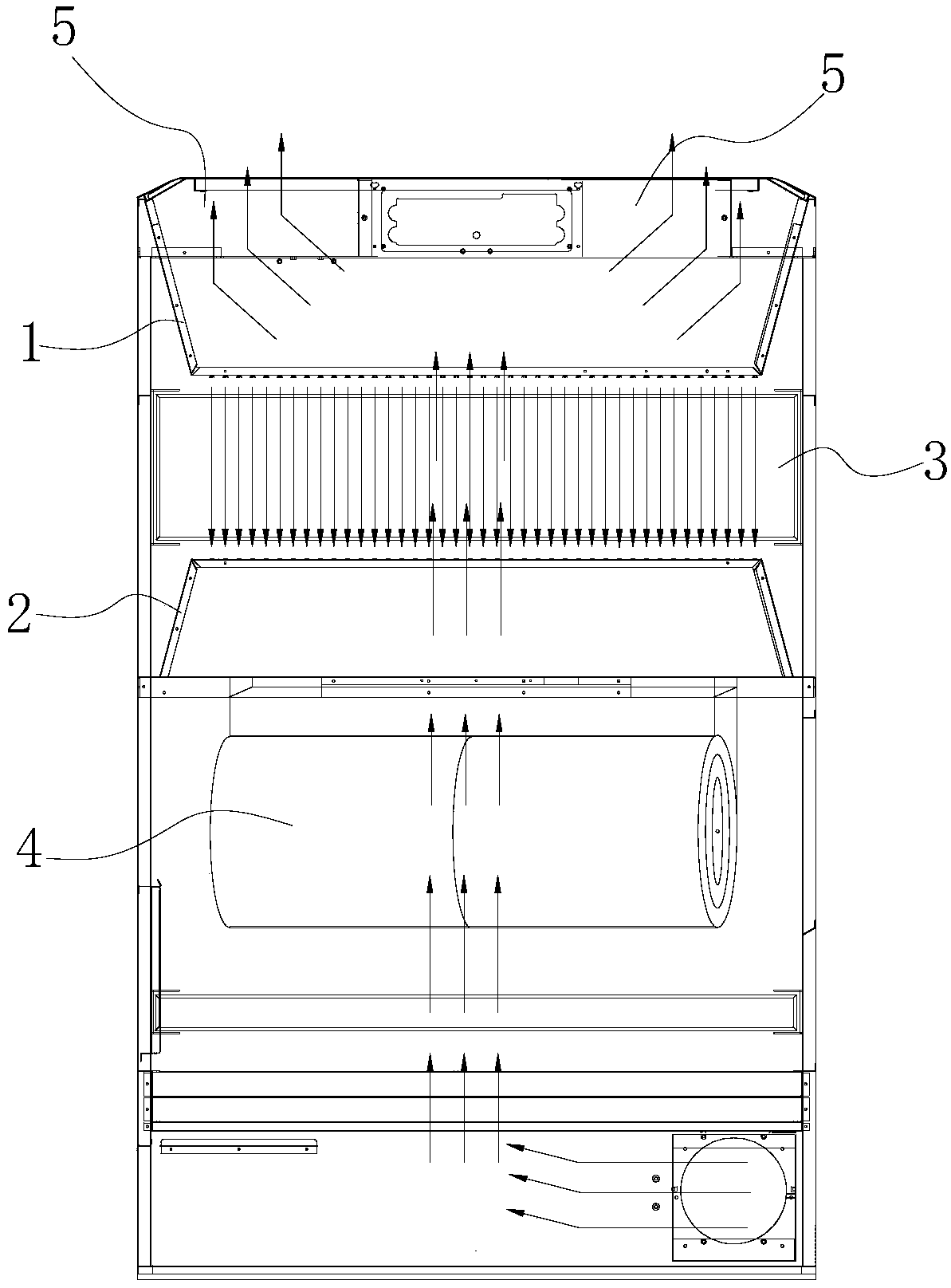 Detection system of service life of air filter consumable and air purifier