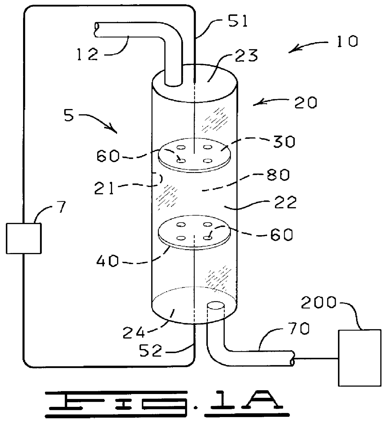 Conversion method for gas streams containing hydrocarbons