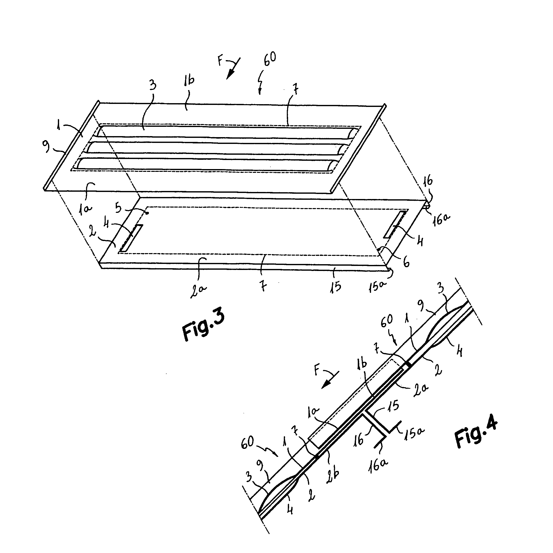 Modular solar energy-collecting enclosure element, and modular system for forming solar energy-collecting enclosures on buildings